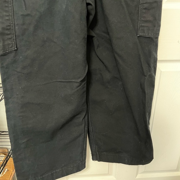 Carhartt Men's Overalls Romper Jumpsuit Bib Pants Black Canvas Jeans - Picture 7 of 16